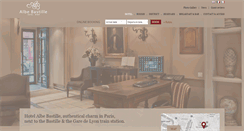 Desktop Screenshot of hotelalbebastille.com